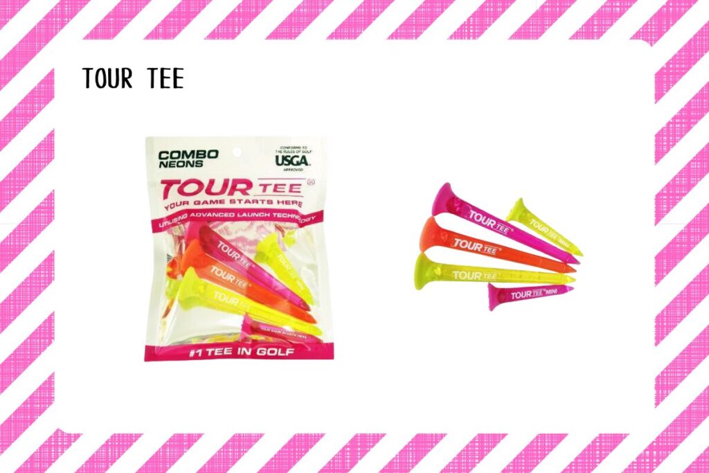 TOUR TEE NEON コンボパック ロング3本ショート2本入り